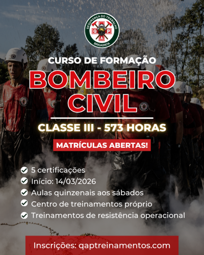 CURSO BOMBEIRO CIVIL